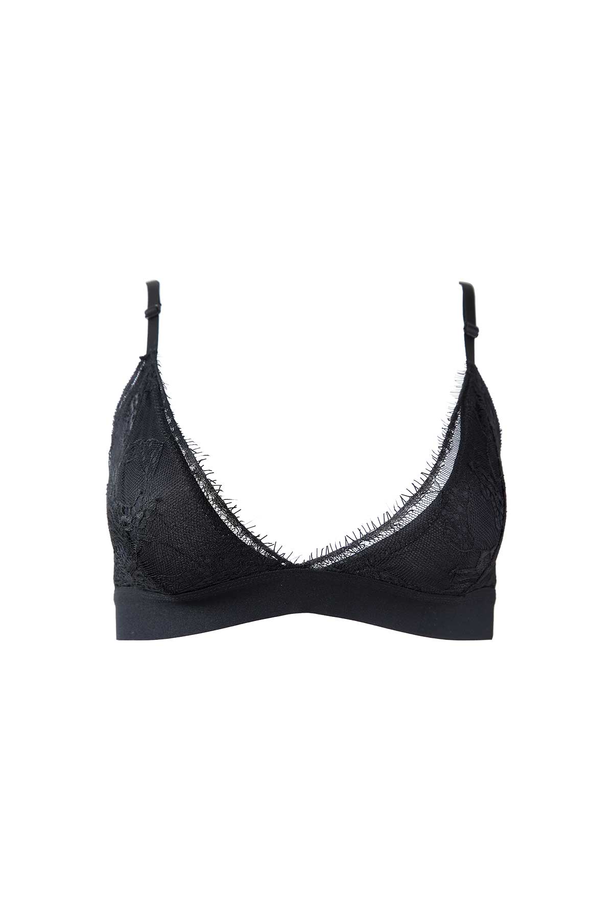 ATHENA BRALETTE - Triangle lace bra - ligne black