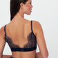 ATHENA BRALETTE - Triangle lace bra - navy blue gold