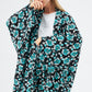 MUNI MUNI - Printed Kimono Top - turquoise