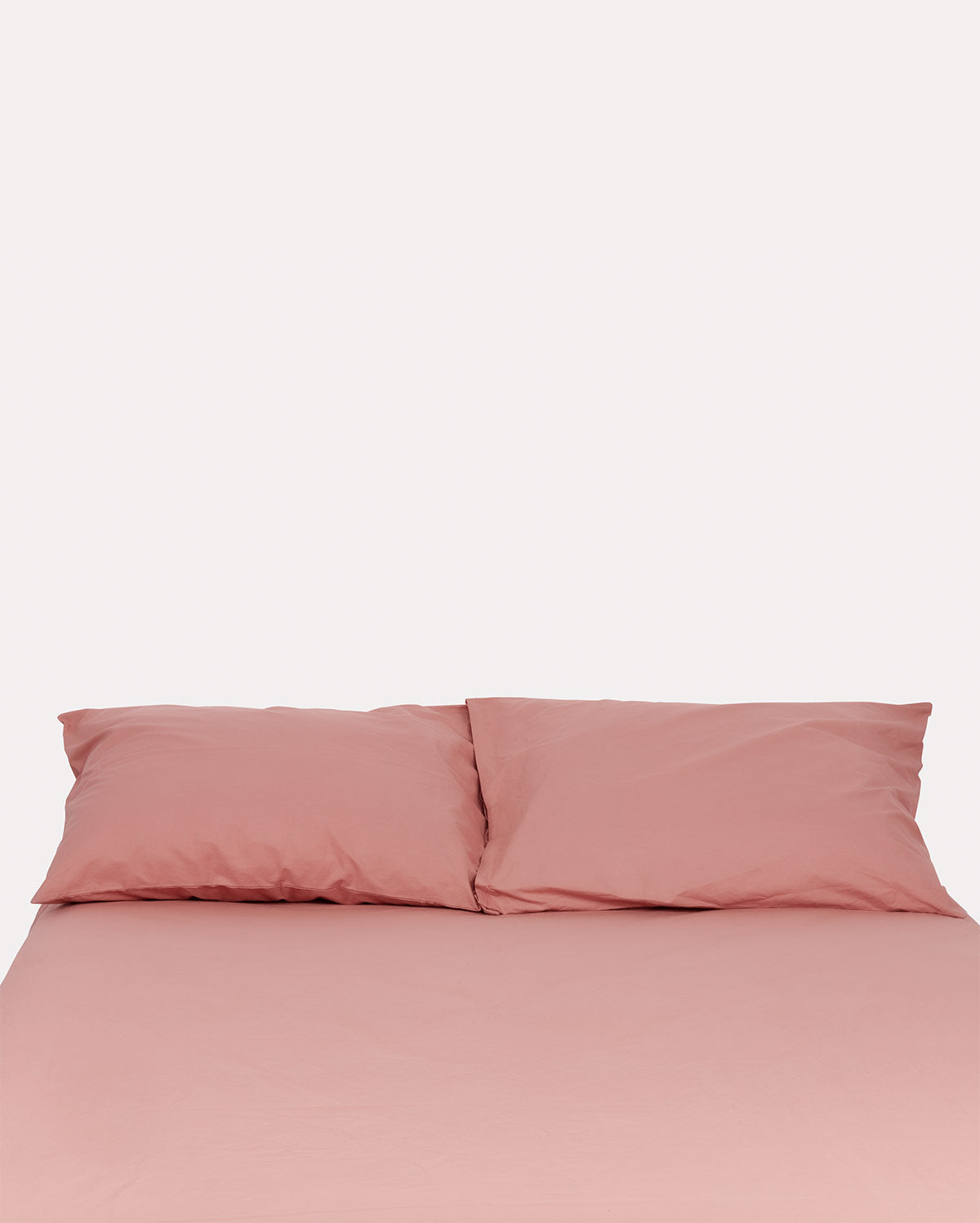 Classic Percale Fitted Sheet- Peach