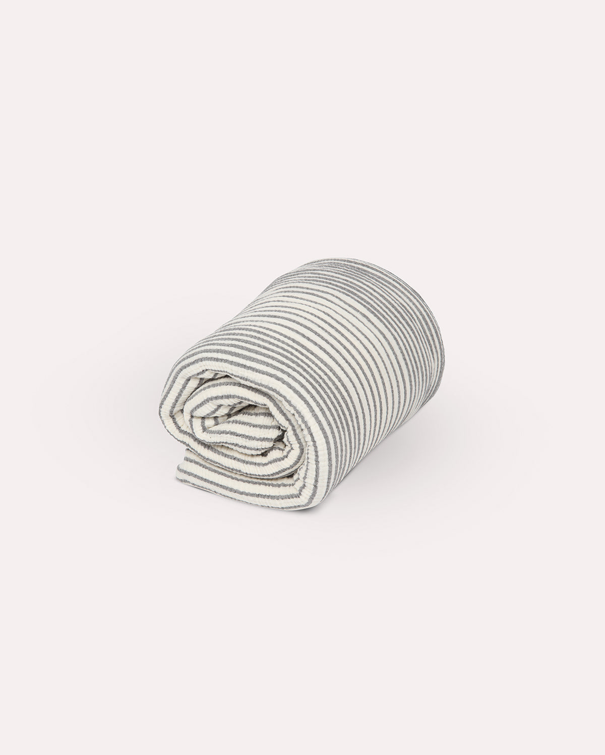 Mollis Muslin Cotton Blanket - Grey Striped