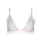Athena Bralette Triangle Lace Bra Grey