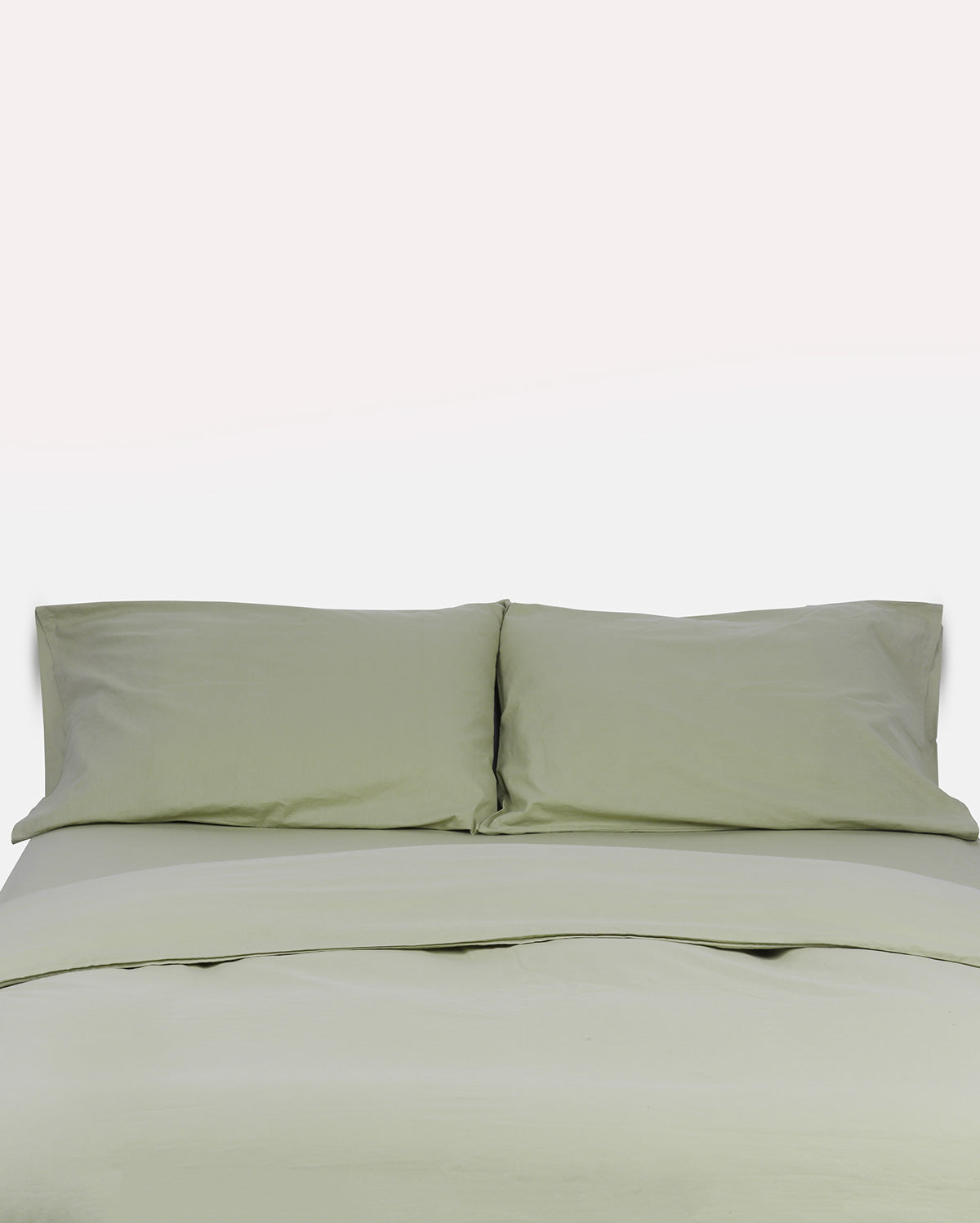 Classic Percale Pillowcase 2 pcs- Sage Green