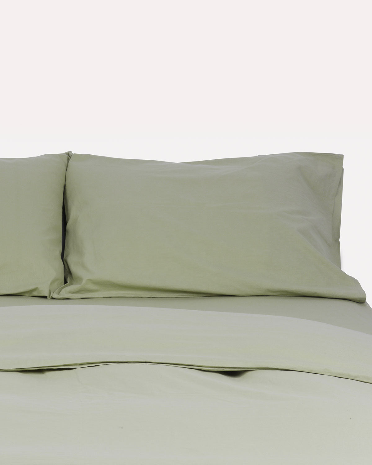 Classic Percale Pillowcase 2 pcs- Sage Green