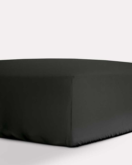 Classic Percale Fitted Sheet- Anthracite