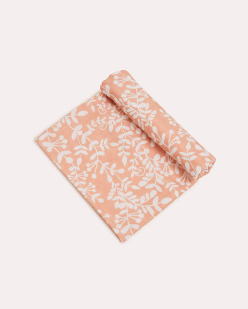 Ivy Muslin Baby Cloth - Salmon - Ocoza