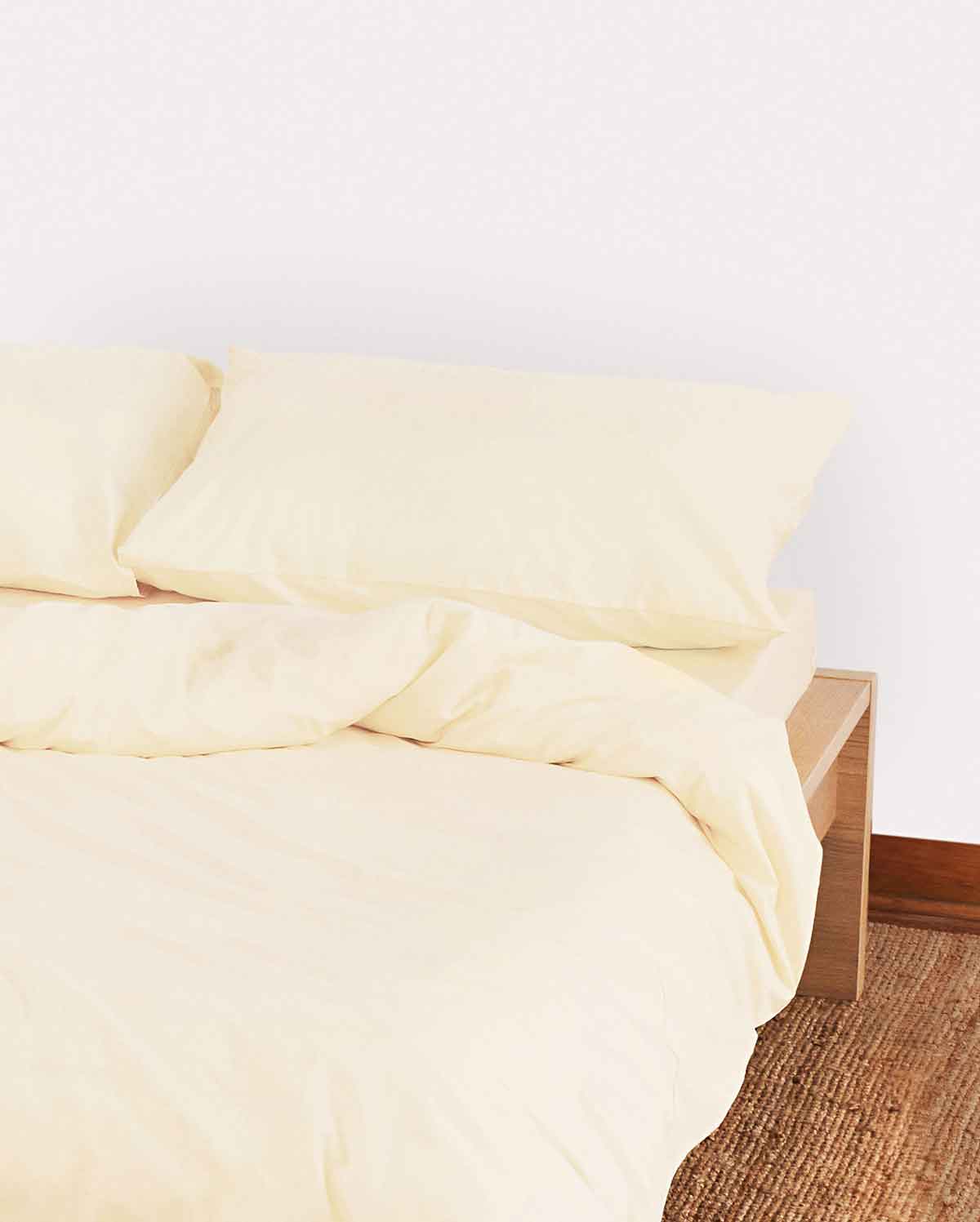 Classic Percale - Core Bedding Set - Cream