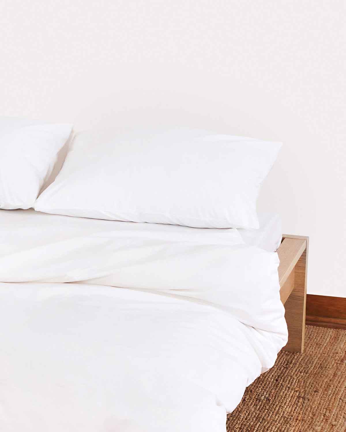 Classic Percale Duvet Cover - White