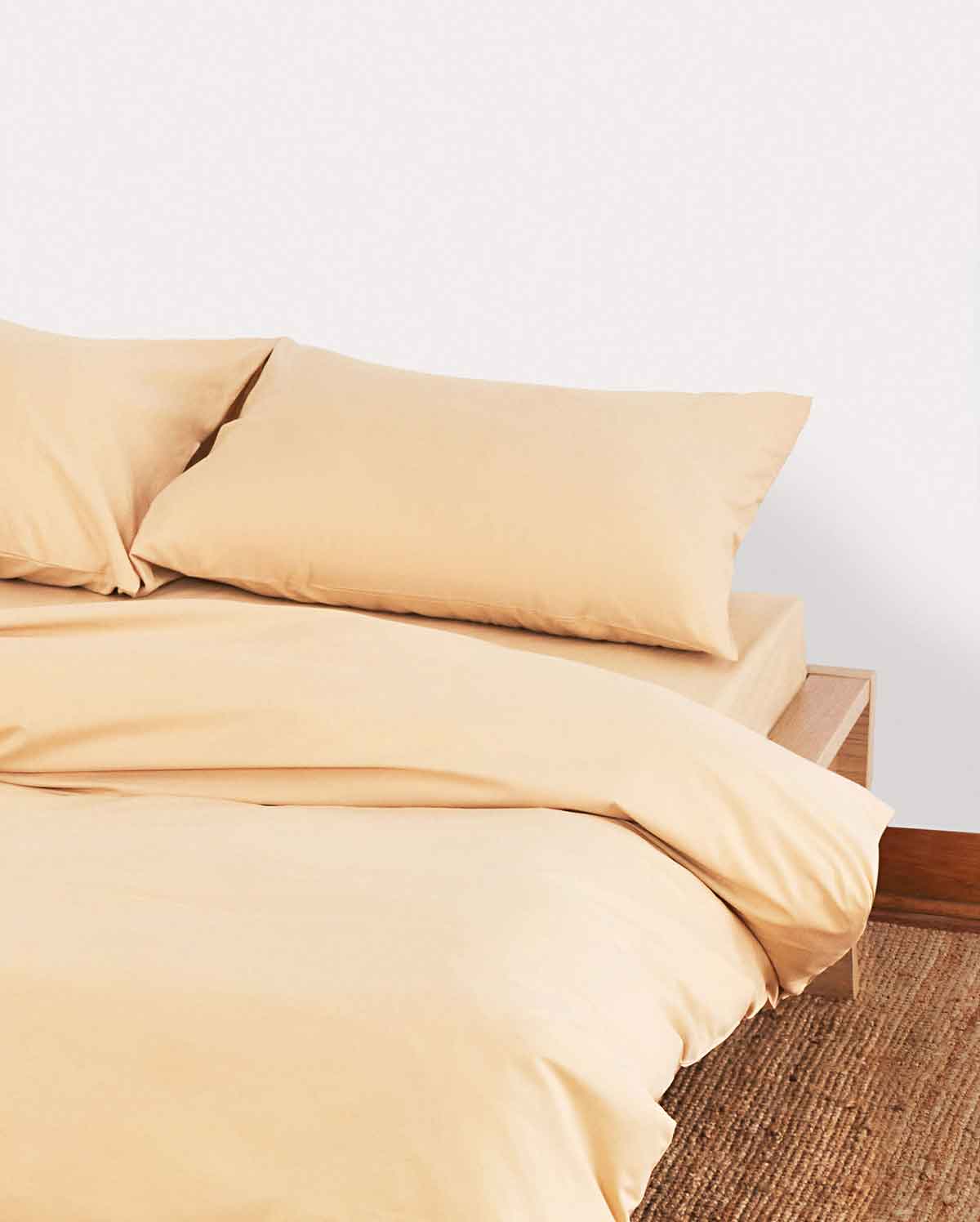 Classic Percale - Duvet Cover Set - Creme Brule