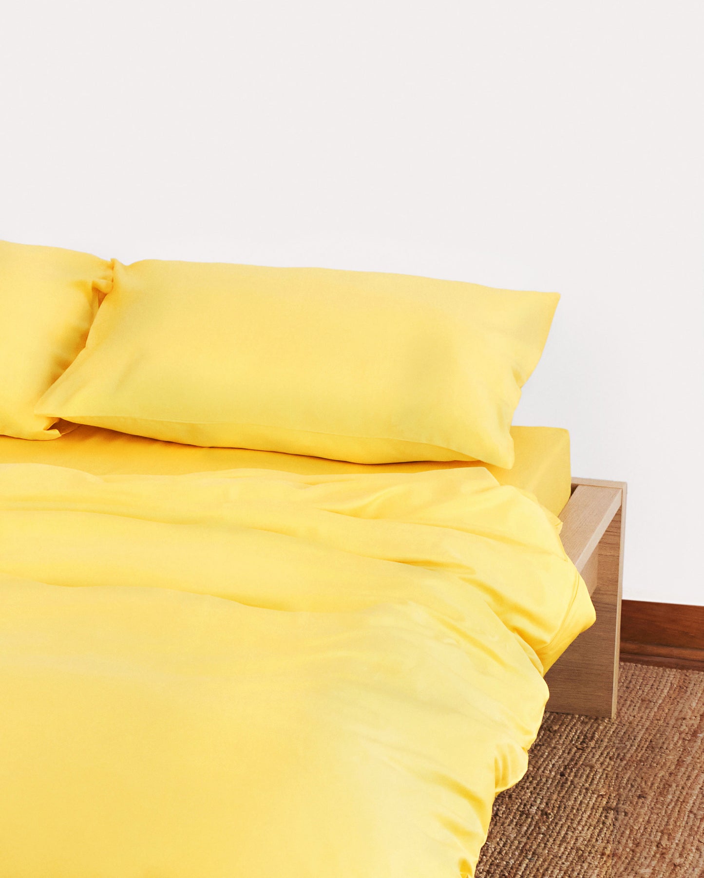 Lavish Sateen Duvet Cover - Yellow