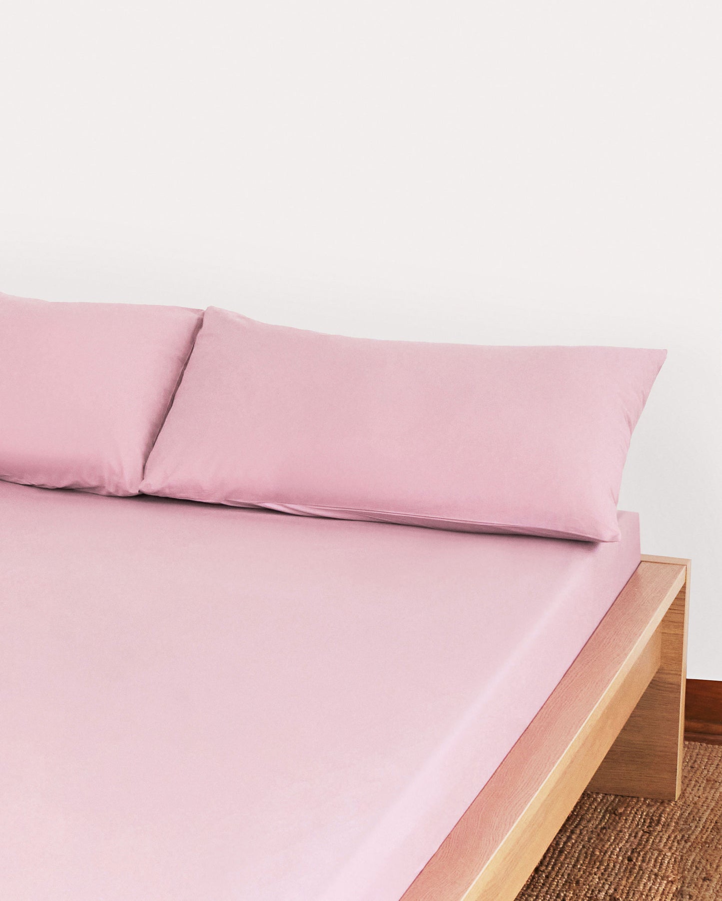 Classic Percale Fitted Sheet - Pink