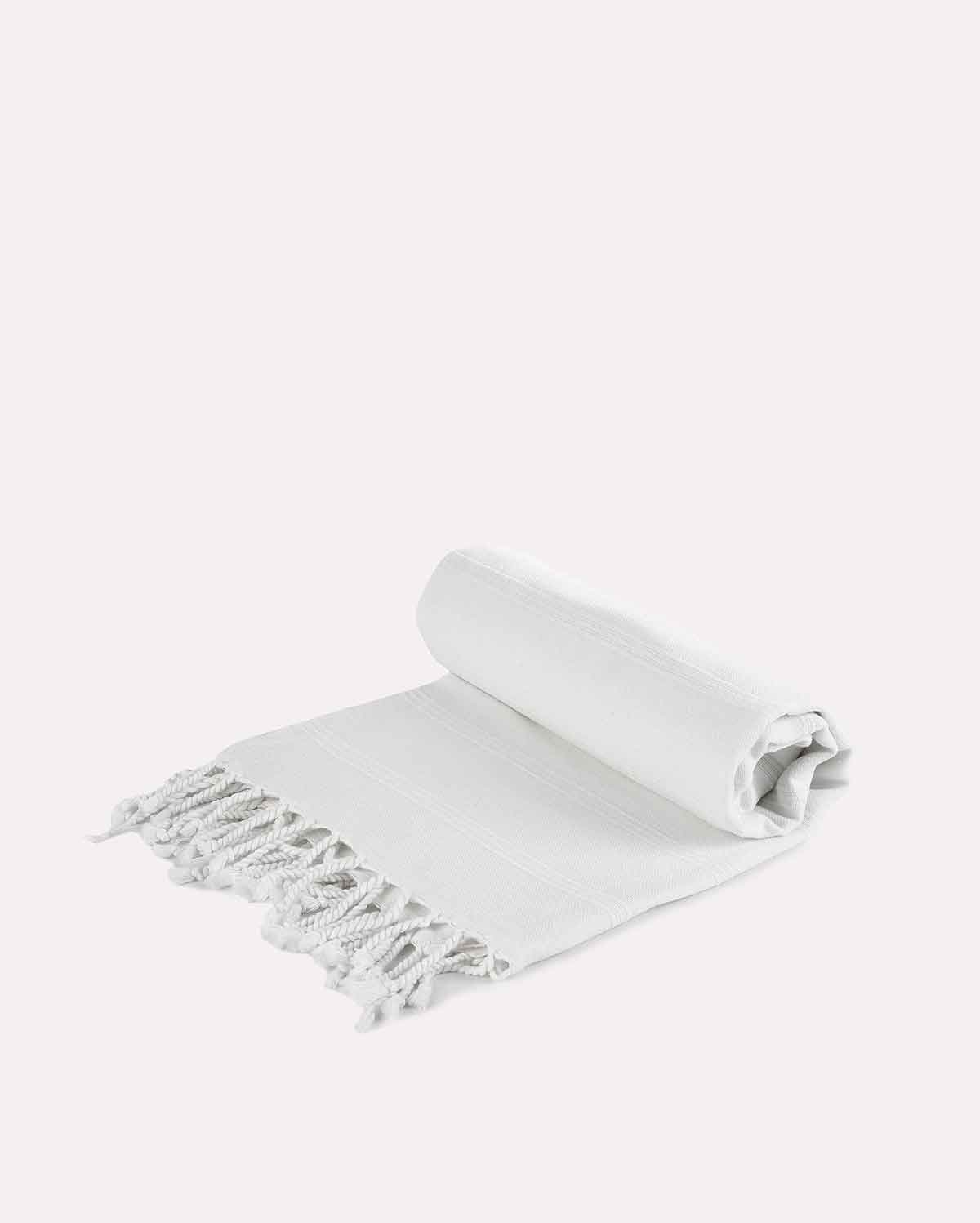 Cotton Peshtemal Set of 2 pieces - White