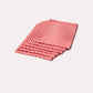 Gingham Cotton Tea Towel 6 pcs - Red - Ocoza