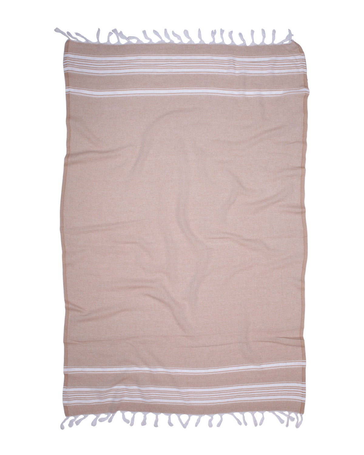 Recycled Cotton Peshtemal Towel - Beige