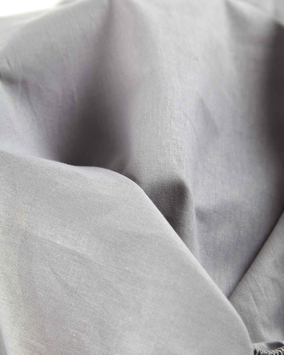 Lavish Sateen Fitted Sheet - Grey