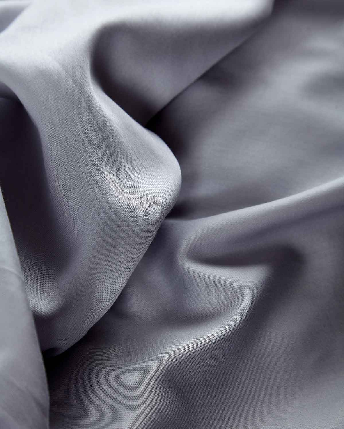 Lavish Sateen Fitted Sheet - Dove Grey