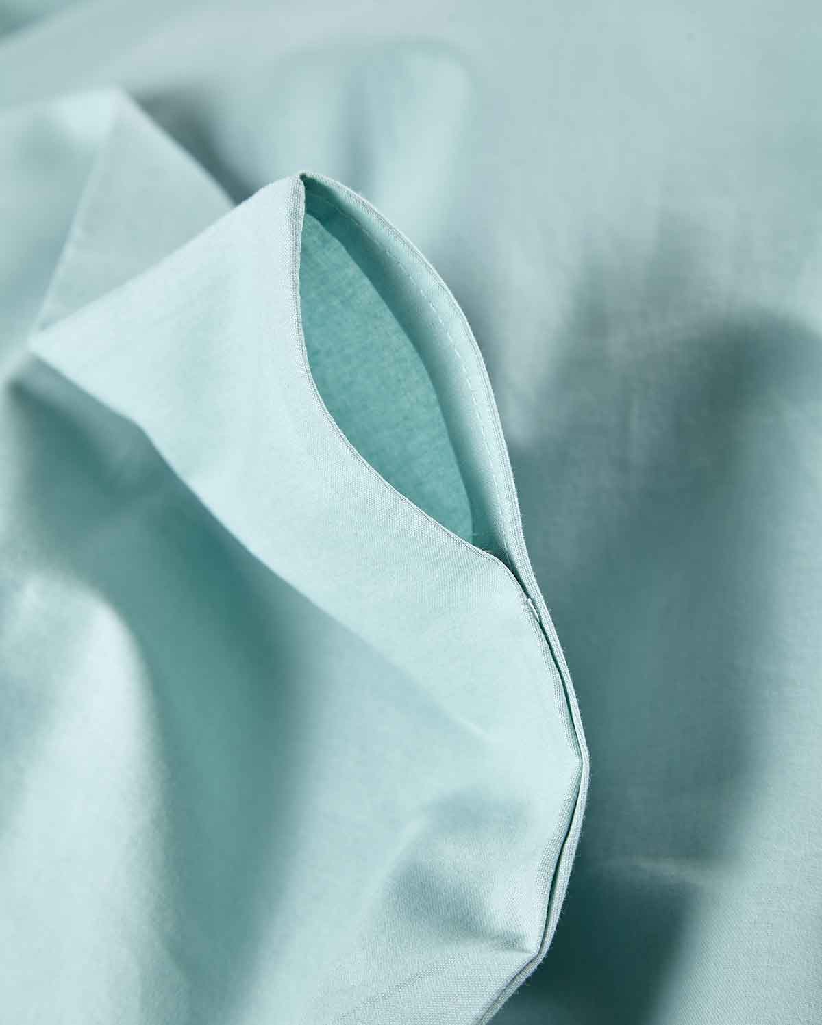 Classic Percale Duvet Cover - Mint