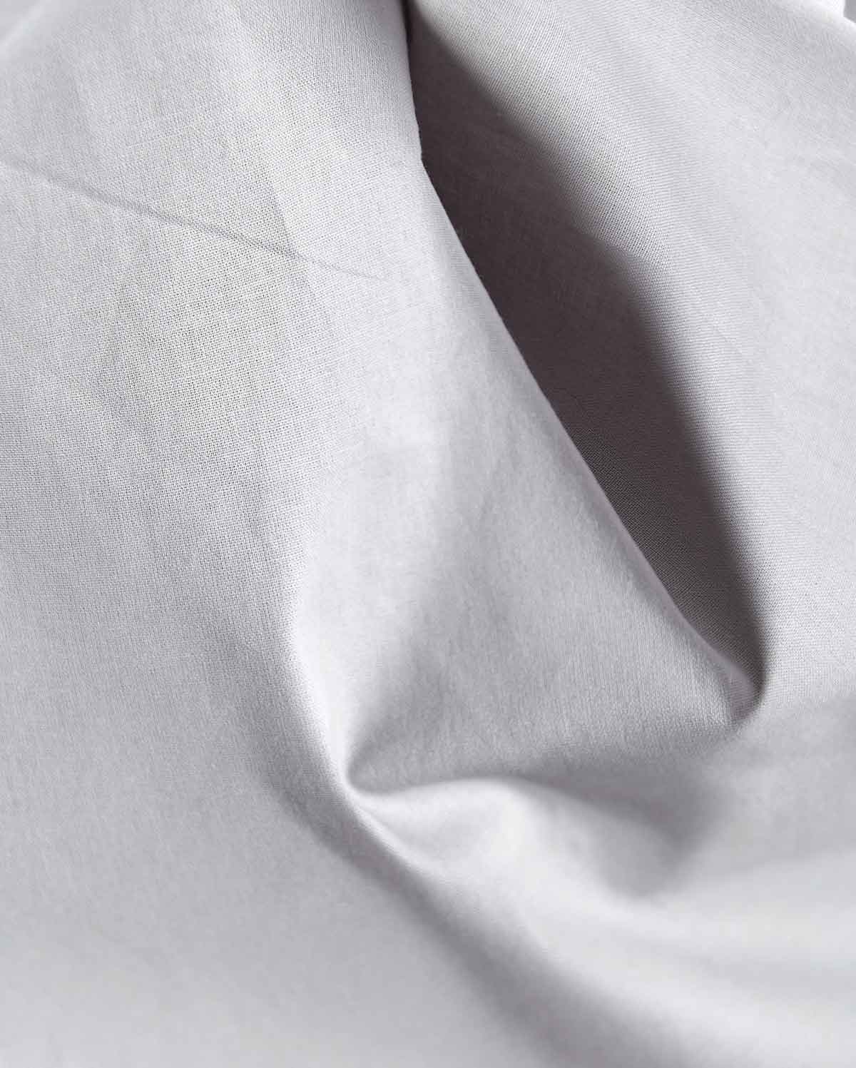 Classic Percale Duvet Cover - Grey