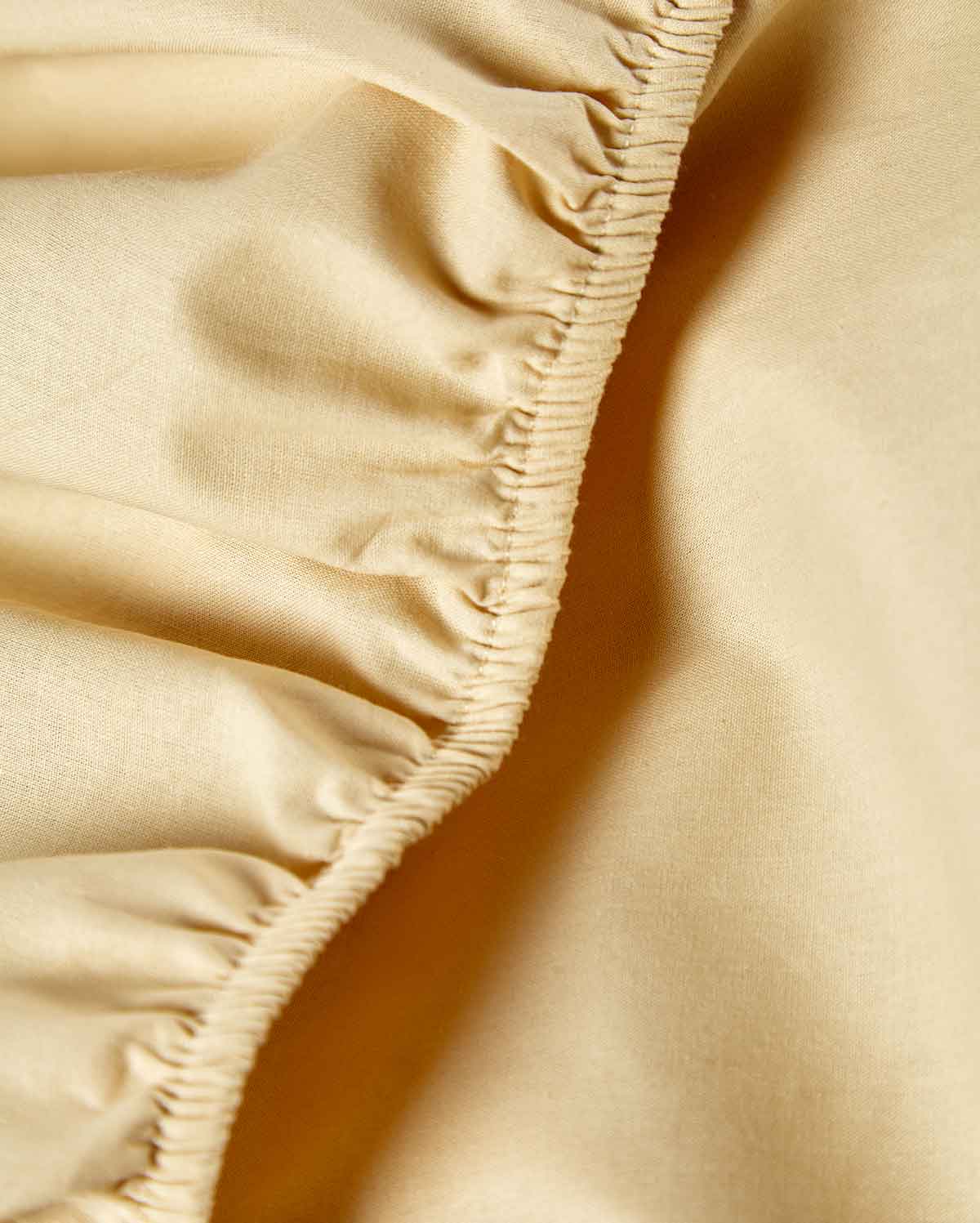 Classic Percale - Fitted Sheet Set - Creme Brule