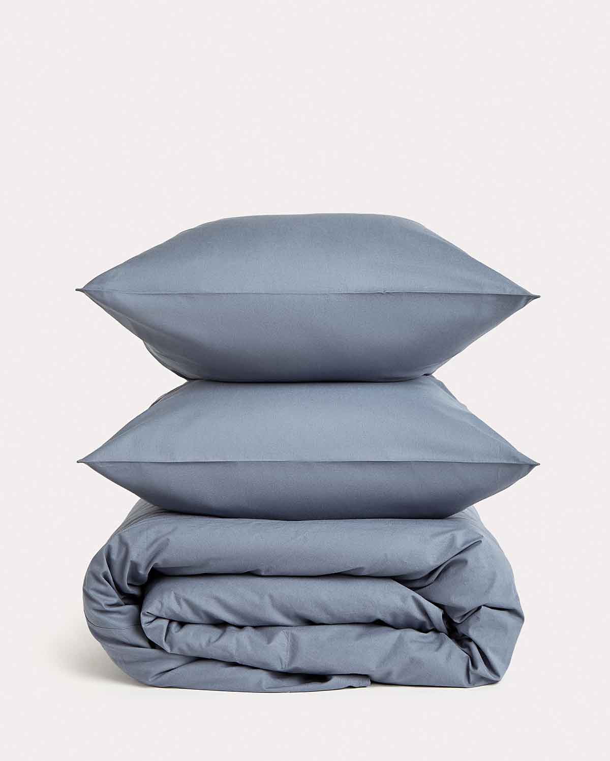 Classic Percale - Duvet Cover Set - Dark Grey - Ocoza