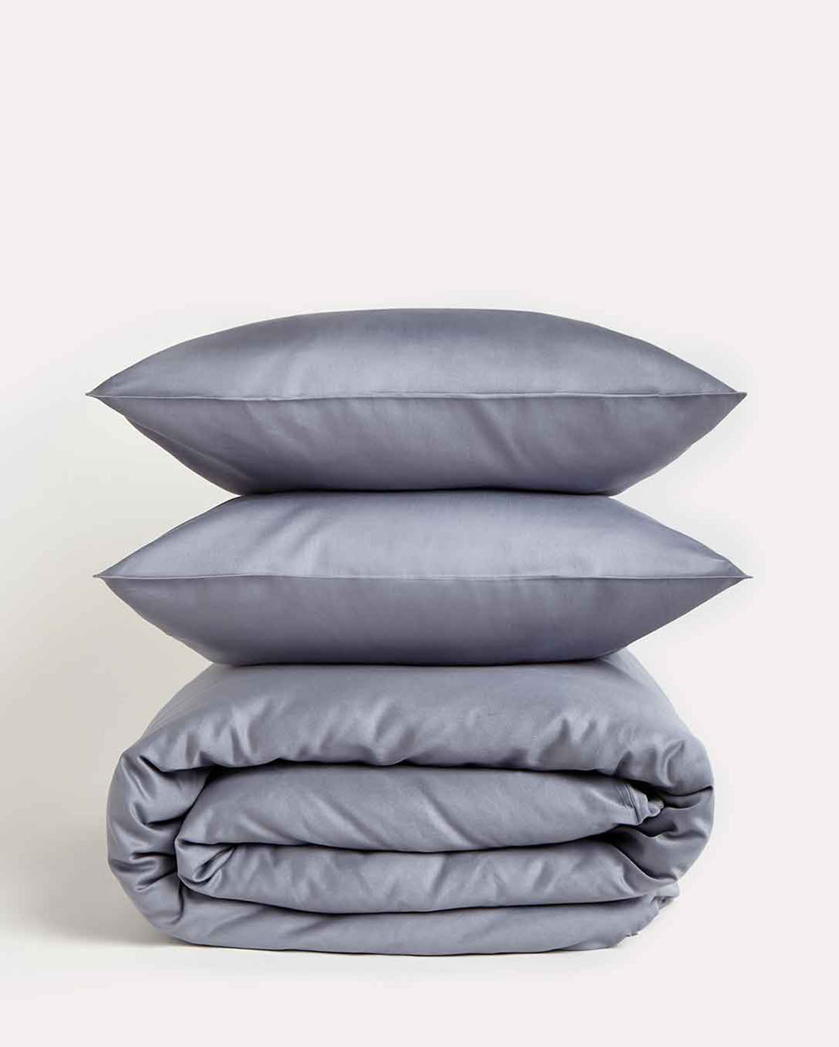 Lavish Sateen - Duvet Cover Set - Dark Grey