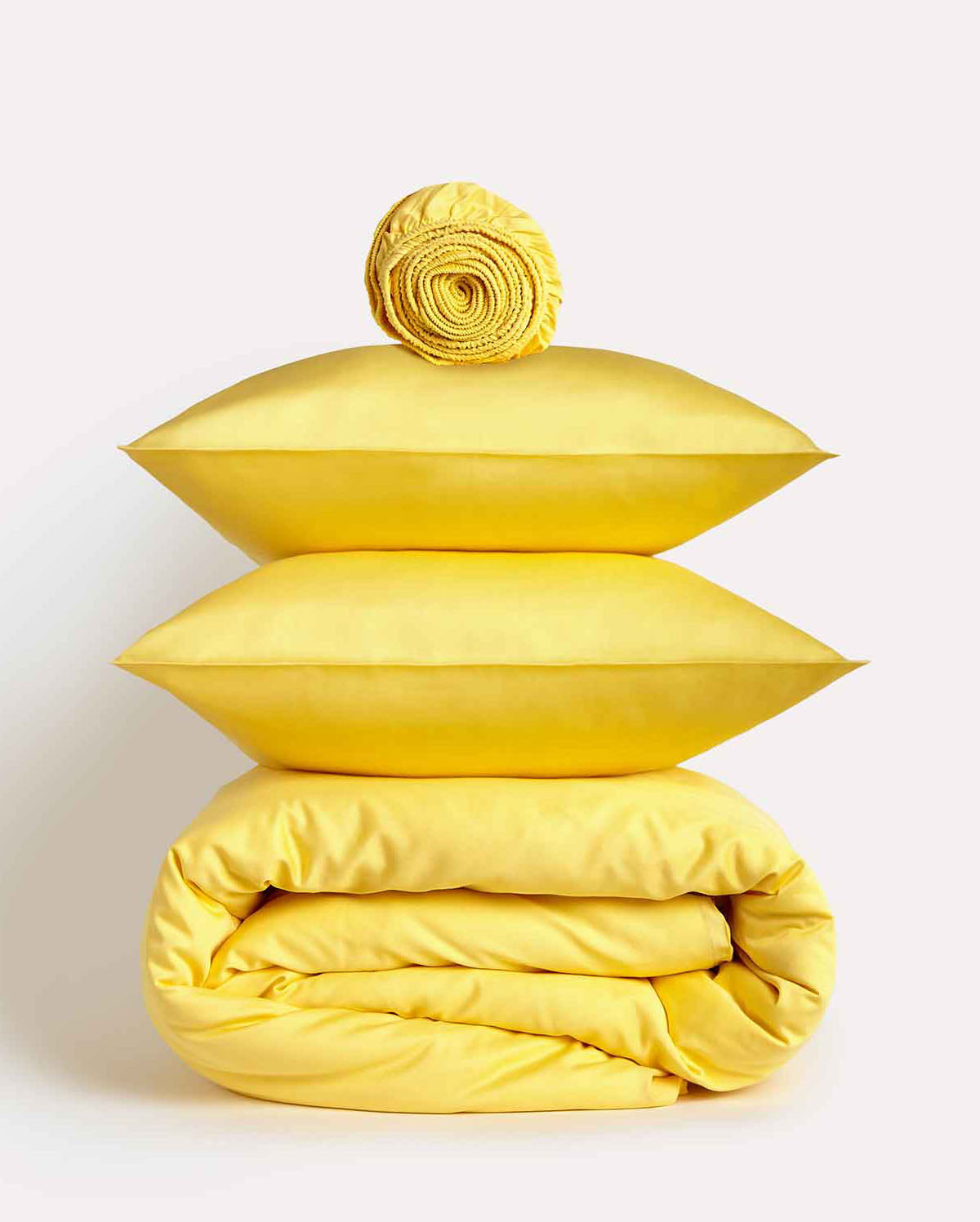 Lavish Sateen - Core Bedding Set - Yellow