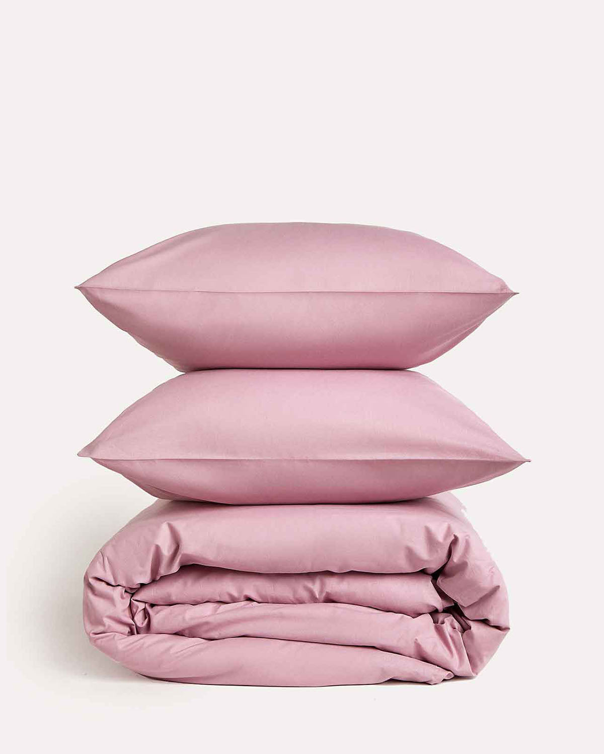 Classic Percale - Duvet Cover Set - Pink