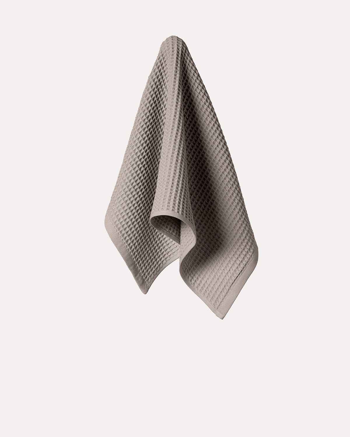 Cotton Waffle Towel - Grey (2 Towels)