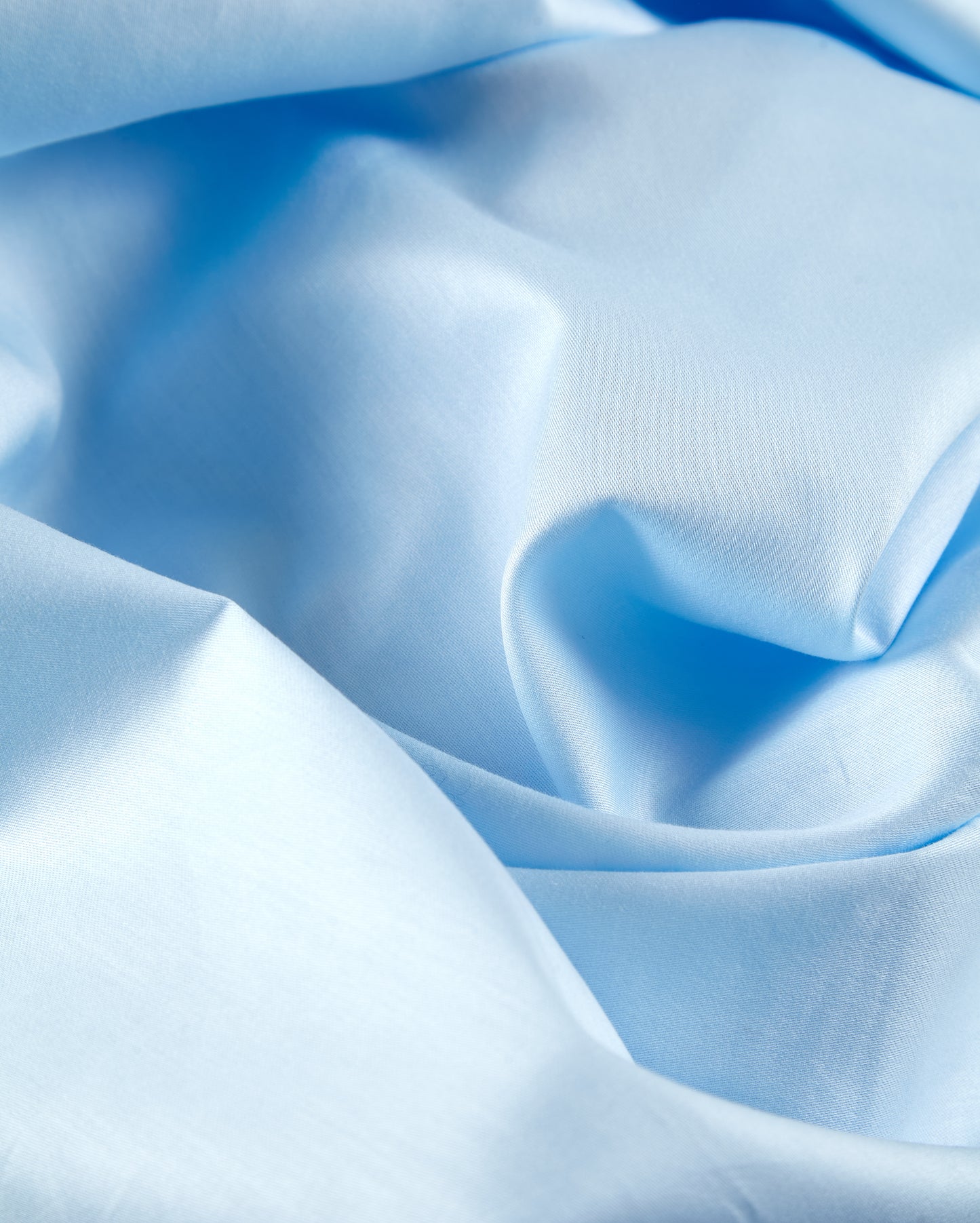 Reversible Sateen Duvet Cover - Blue & Baby Blue