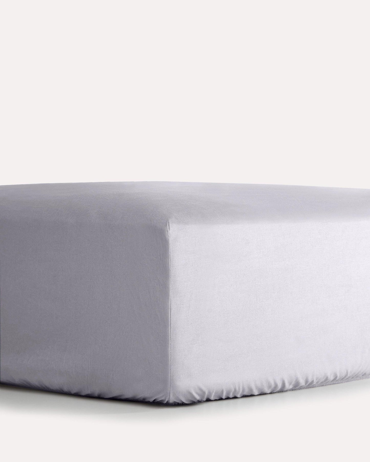 Lavish Sateen Fitted Sheet - Grey - Ocoza