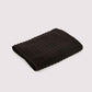 Ribbed Soft Cotton Towel Set - Black (3 Towels)