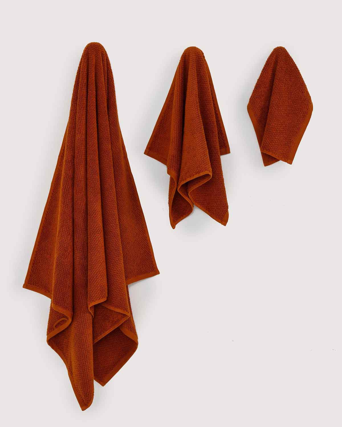 Cotton Willow Towel Set - Mustard (3 Towels)