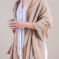 Cotton Stitched Throw - Beige
