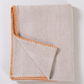 Cotton Stitched Throw - Beige